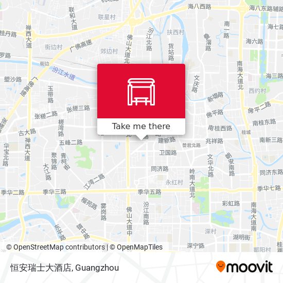 恒安瑞士大酒店 map