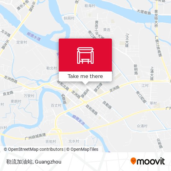 勒流加油站 map