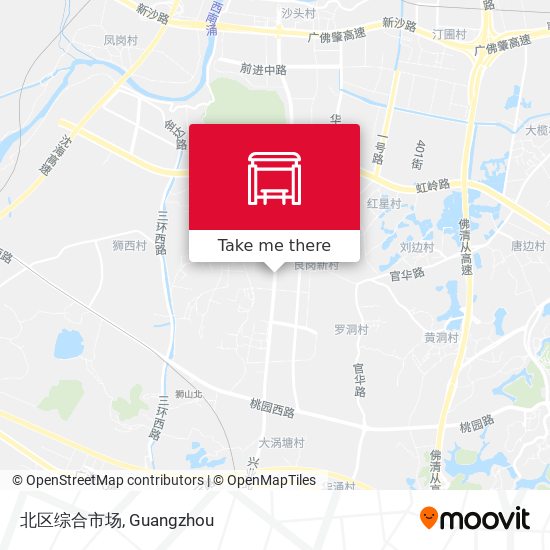 北区综合市场 map