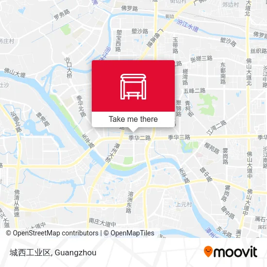 城西工业区 map