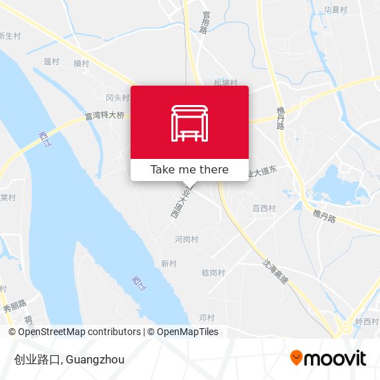 创业路口 map