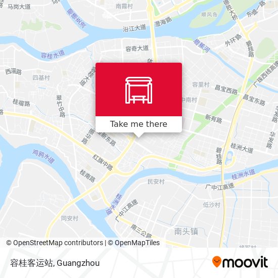 容桂客运站 map