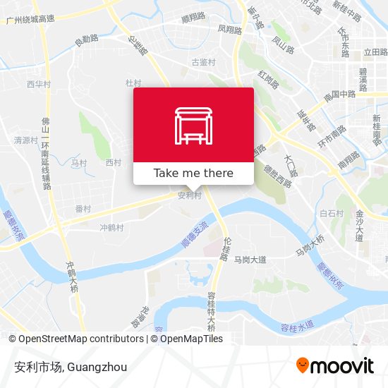 安利市场 map