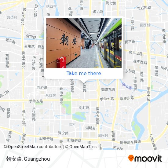 朝安路 map