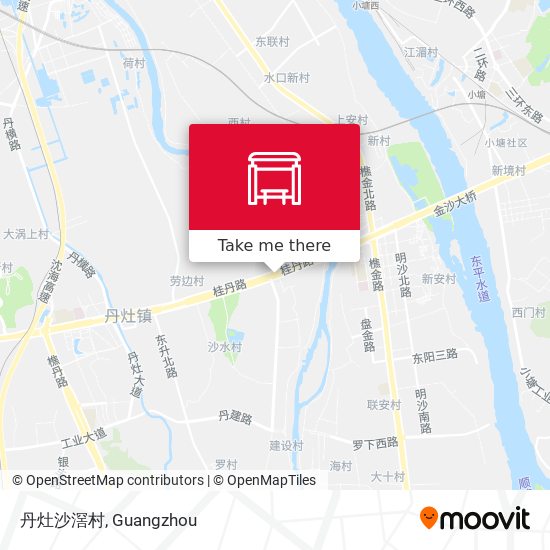 丹灶沙滘村 map