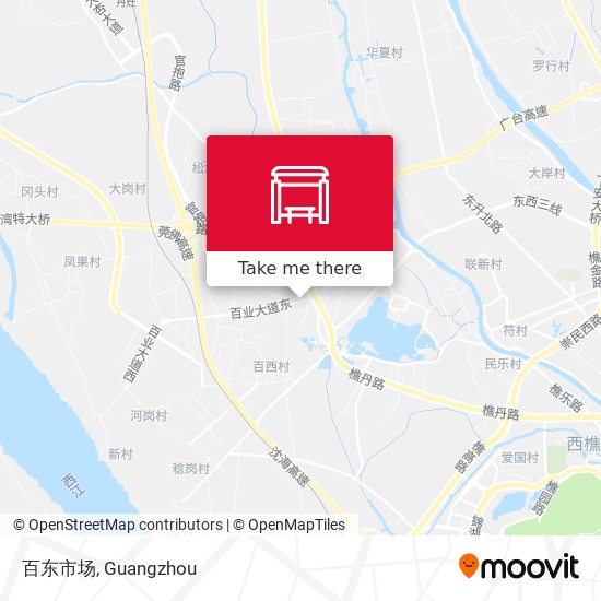 百东市场 map