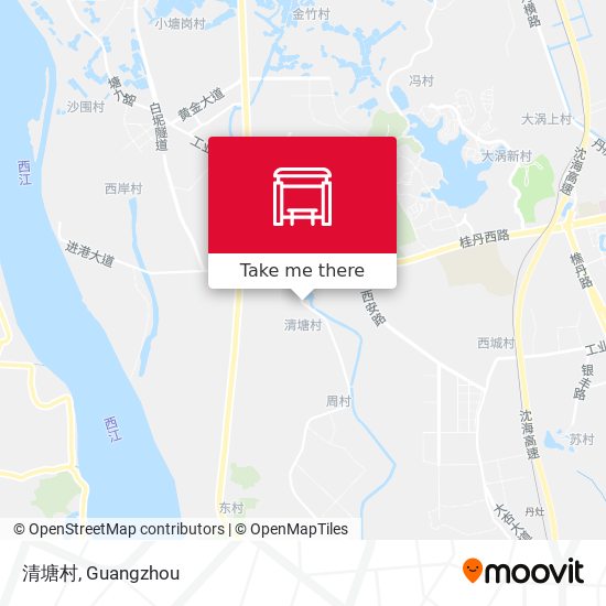 清塘村 map