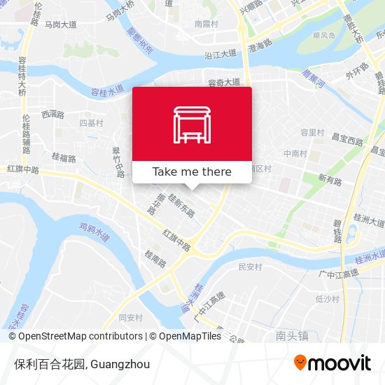 保利百合花园 map