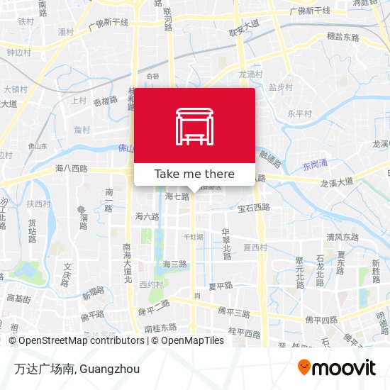 万达广场南 map