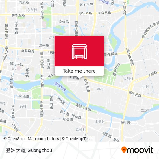 登洲大道 map