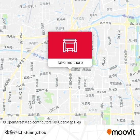 张槎路口 map