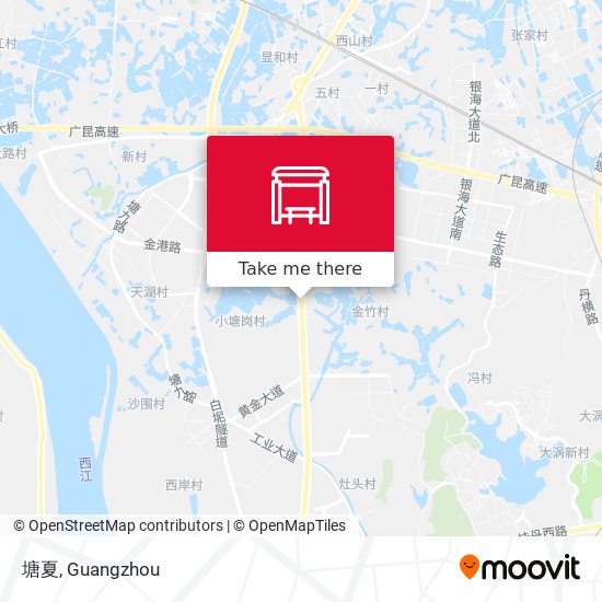 塘夏 map