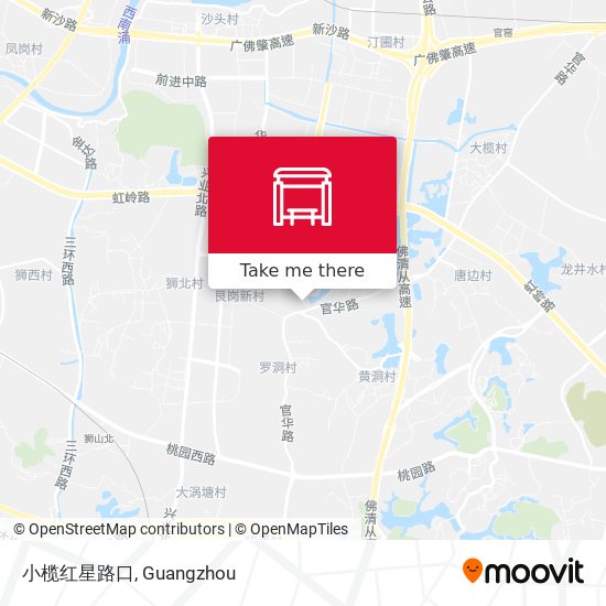 小榄红星路口 map