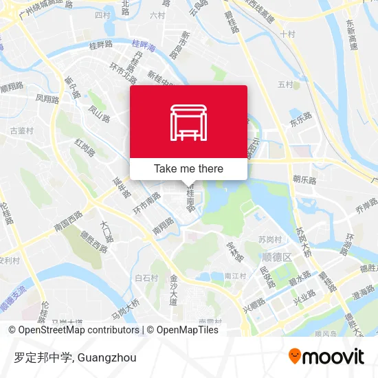 罗定邦中学 map