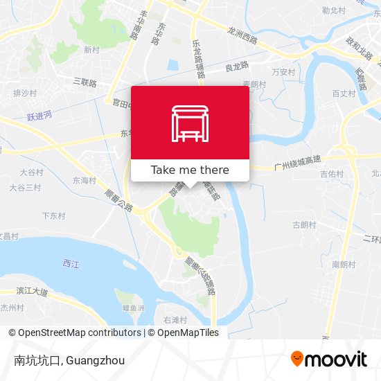 南坑坑口 map