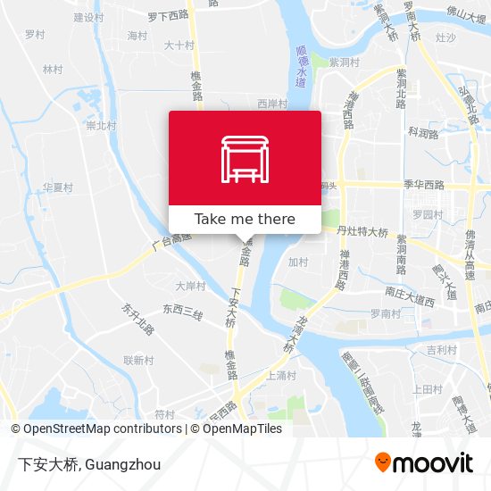 下安大桥 map