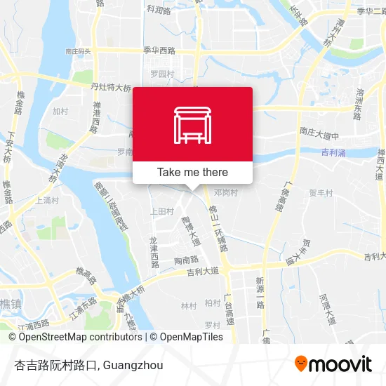杏吉路阮村路口 map