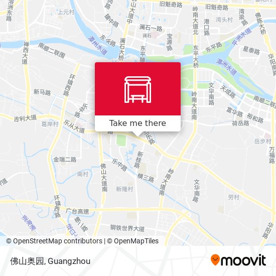 佛山奥园 map
