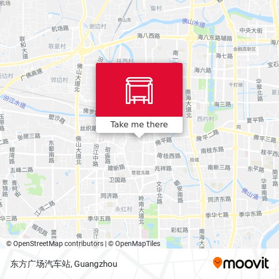 东方广场汽车站 map
