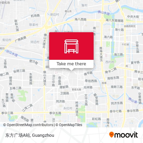 东方广场A站 map