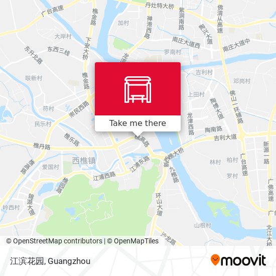 江滨花园 map