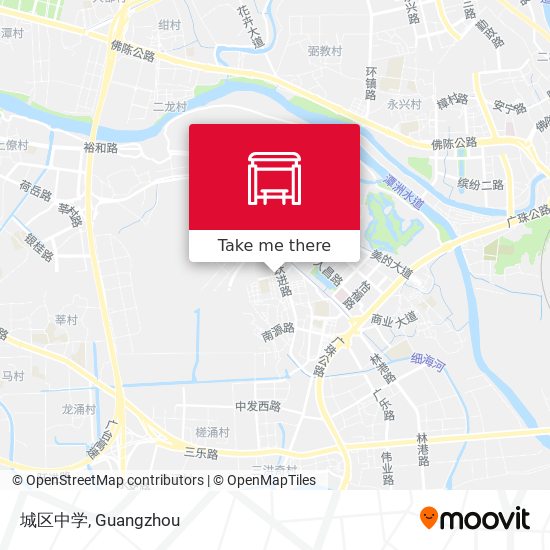 城区中学 map