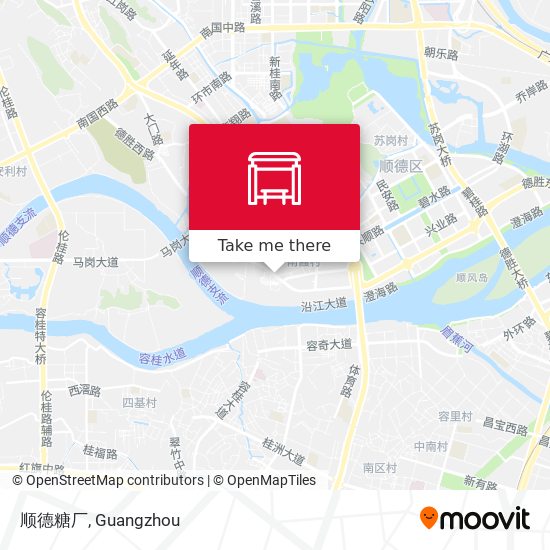 顺德糖厂 map