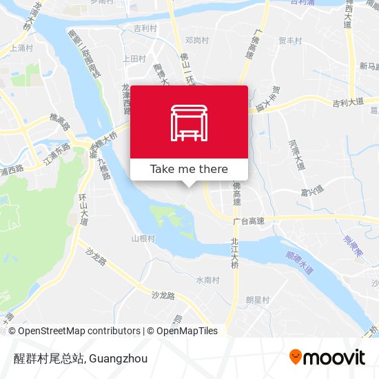 醒群村尾总站 map