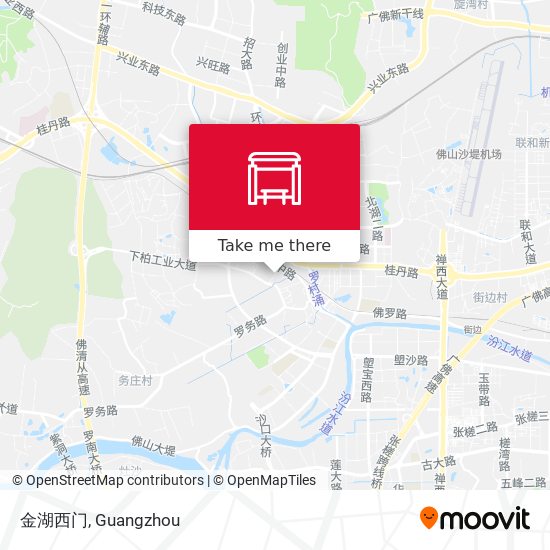 金湖西门 map
