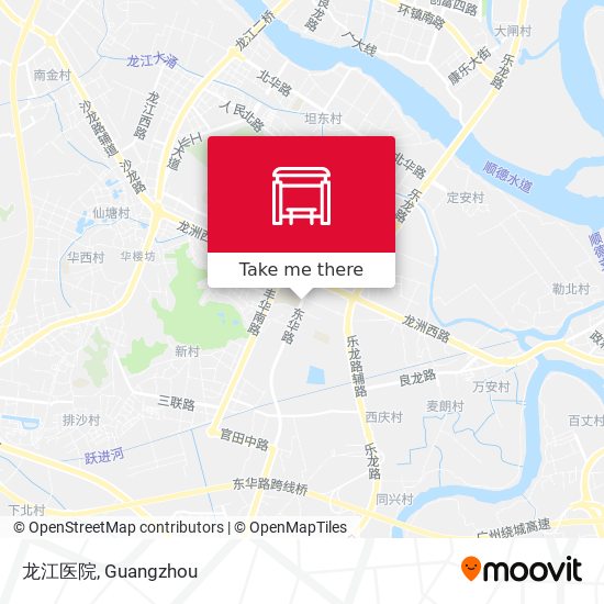 龙江医院 map