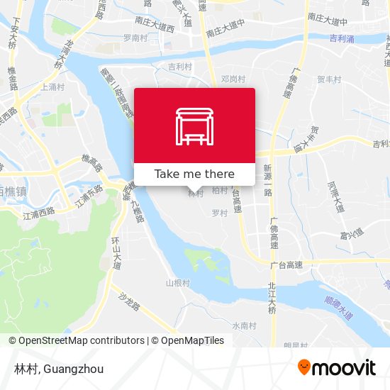林村 map