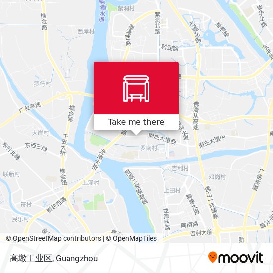 高墩工业区 map