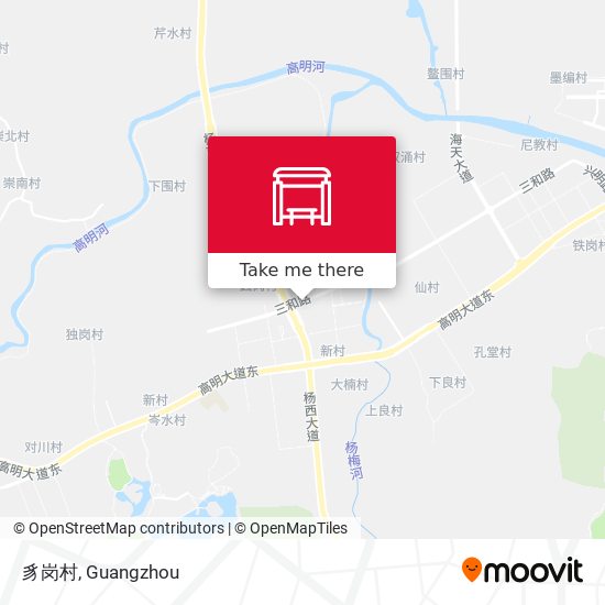 豸岗村 map