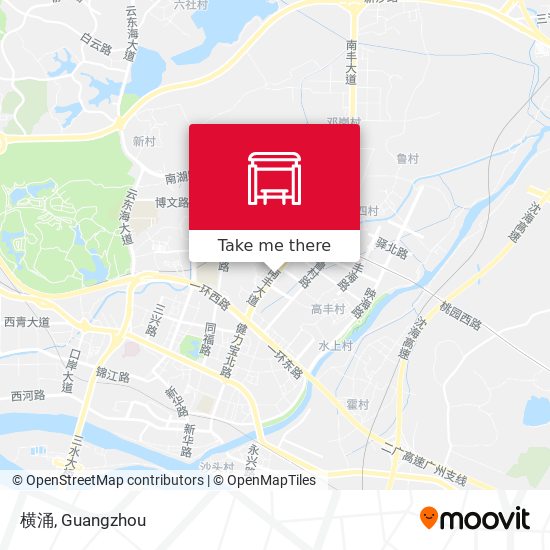 横涌 map
