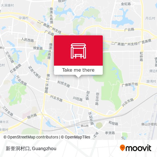 新誉洞村口 map