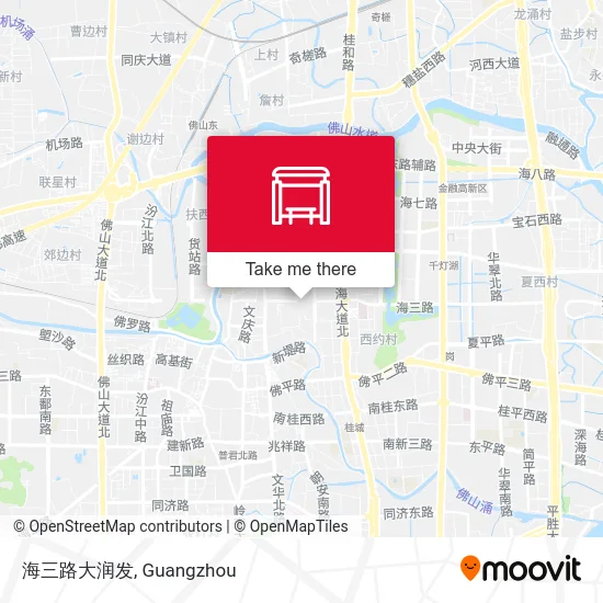 海三路大润发 map