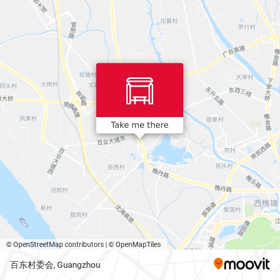 百东村委会 map