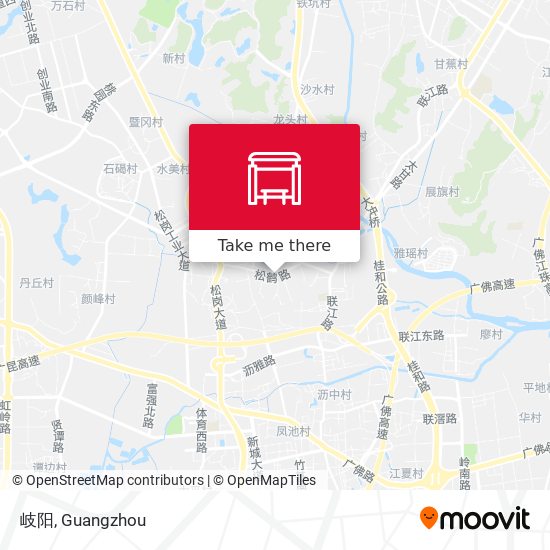 岐阳 map
