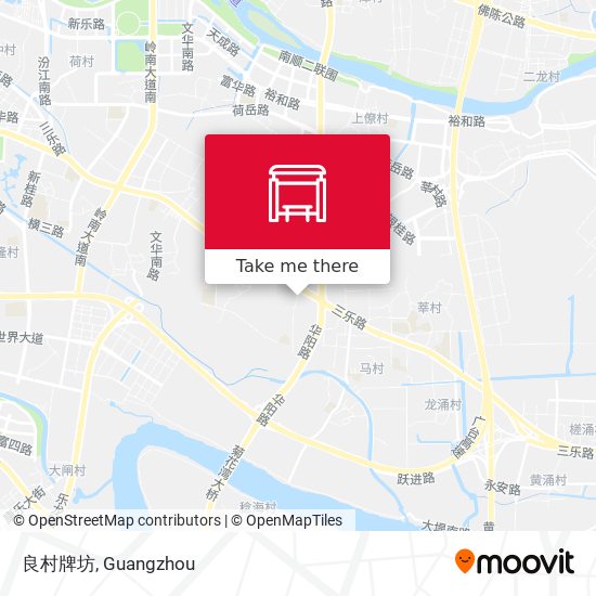 良村牌坊 map