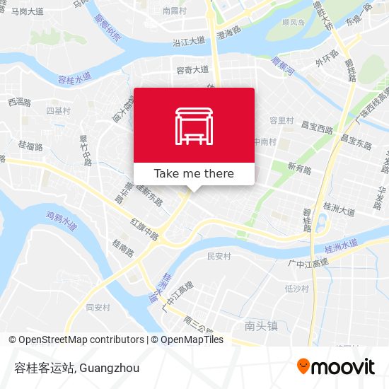 容桂客运站 map