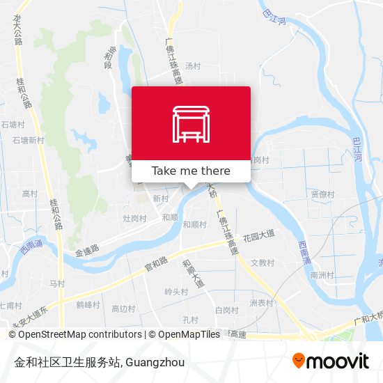 金和社区卫生服务站 map