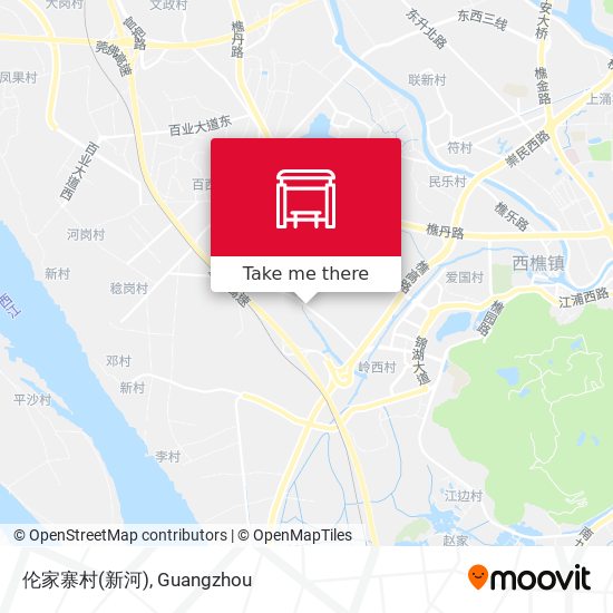 伦家寨村(新河) map