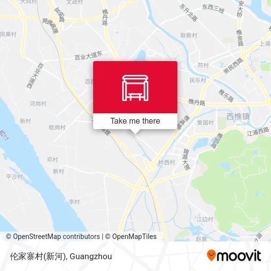 伦家寨村(新河) map