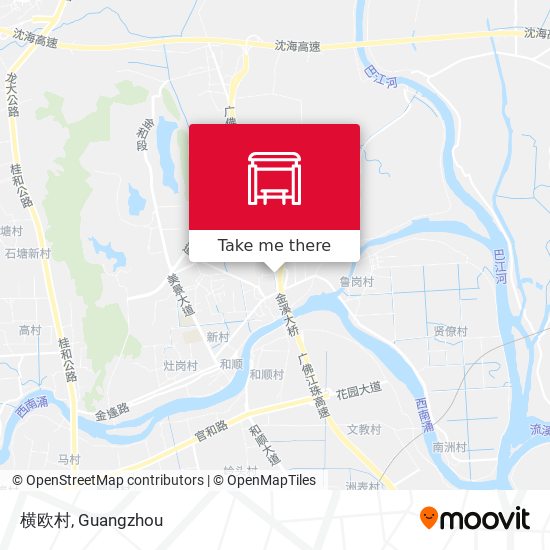 横欧村 map