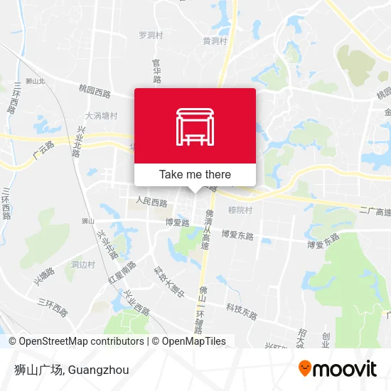 狮山广场 map