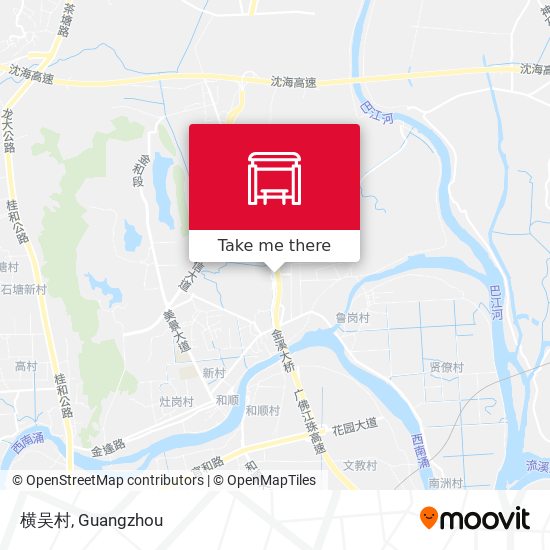 横吴村 map