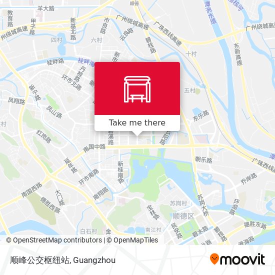 顺峰公交枢纽站 map
