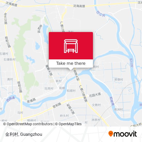 金利村 map