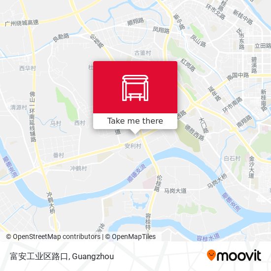 富安工业区路口 map