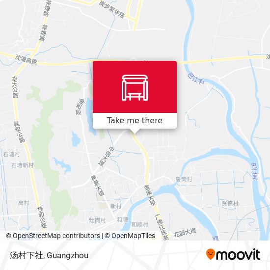 汤村下社 map